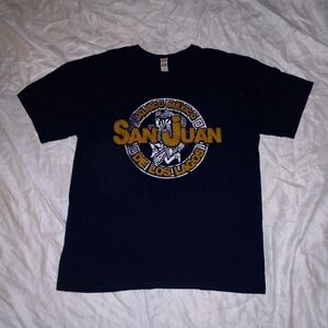 San Juan Graphic Tee in Navy
